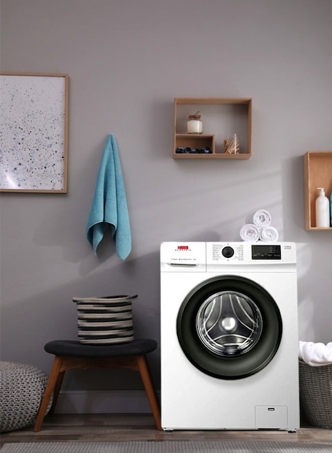 Haam Front Loading Washing Machine, 7kg, HMFL70W-22N (Installation Not Included)