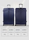 Parajohn Travel Luggage Suitcase Set Of 4, Trolley Bag, Carry On Cabin Bag, Lightweight Travel Bags With 360 Durable 4 Spinner Wheels, Hard Shell Luggage Spinner, (20'', 24'', 28'', 32''), Navy