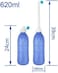 SHOWAY Portable Bidet Sprayer and Travel Bidet with Hand Held Bidet Bottle for Personal Cleansing Use Extended Nozzle - Personal Hygiene Care Toilet Bidet Shower/Bathroom Bidet Spray -21.8oz(650ml)