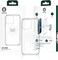 Green Lion 360&deg; Anti-Shock Creative Magnetic Case Compatible With iPhone 13 Pro Max 6.7" - Clear