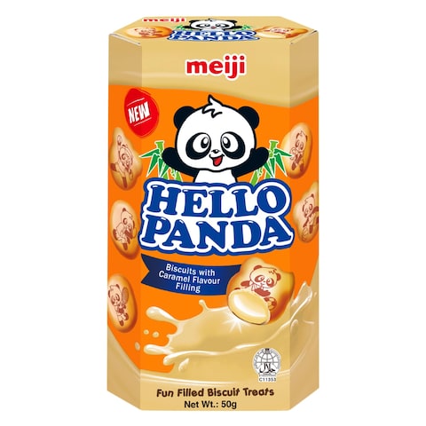 Meiji Hello Panda Caramel Biscuits 50g