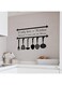 Spoil Your Wall Funny Kitchen Quote Wall Sticker Black 90x40cm