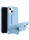 Zolo Finger Grip Holder and standing cover with Car Magnetic Multi-function Shockproof Protective Case Cover For iphone 12 Light Blue