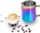 Milk Frothing Pitcher Colorful Steaming Pitchers Stainless Steel Coffee Cappuccino Latte Art Cup with the measurement marks inside (600ml)