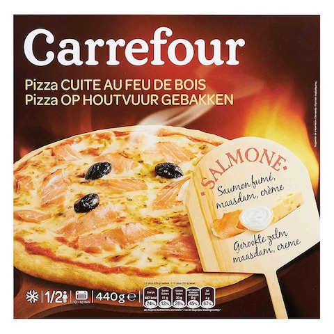 Carrefour Frozen Salmon Pizza 440g