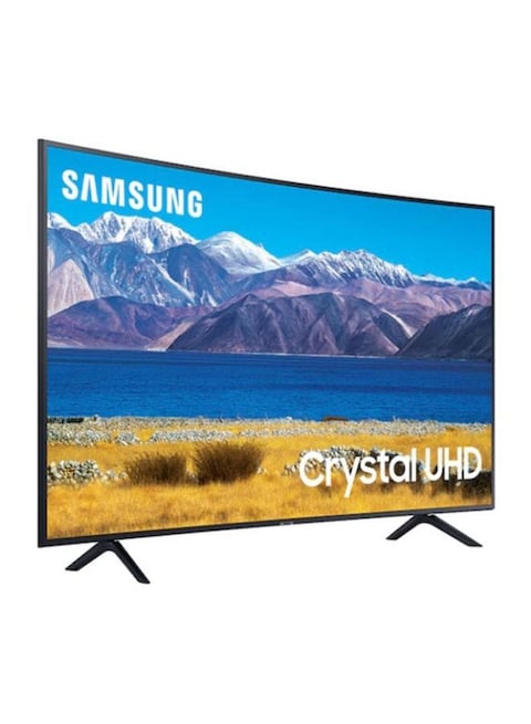 Samsung 55 Inch, Curved 4K Crystal UHD HDR Smart TV, UA55TU8300, Black (2020, With Smart Remote Control)