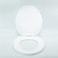 Uni flo Toilet Seat White WC Seat Cover Lid For For Standard Bathroom, High-Quality Oval Toilet Seat And Cover