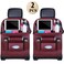 Generic PU Leather Car Back Seat Organizer With Foldable Table Tray For Babies Toys Storage With Foldable Dining Table Holder Pocket 2 Pcs