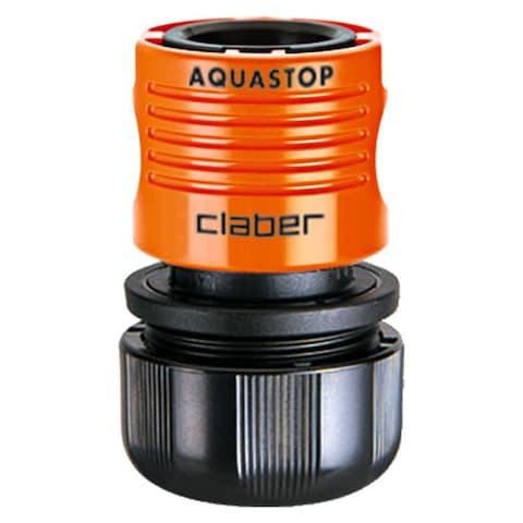 Claber Aquastop Jet Spray Nozzle With Coupling 8605 Multicolour