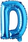 Generic D Letter Decorative Foil Balloon For Party 16Inch