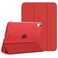 HYX New iPad 10th Generation Case 10.9'' 2022 with Pencil Holder, Soft TPU Back Smart Trifold Stand Case Cover For 2022 iPad 10th Gen 10.9 inch, Red