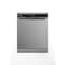 Bompani 15-Place Dishwasher-Inox Finish, Turbo Fan, 8 Programs - BO5021ST Silver