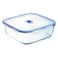 Luminarc Pure Active Square Storage Box 1220ml