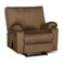 In House Velvet Classic Recliner Chair - Light Brown - H1