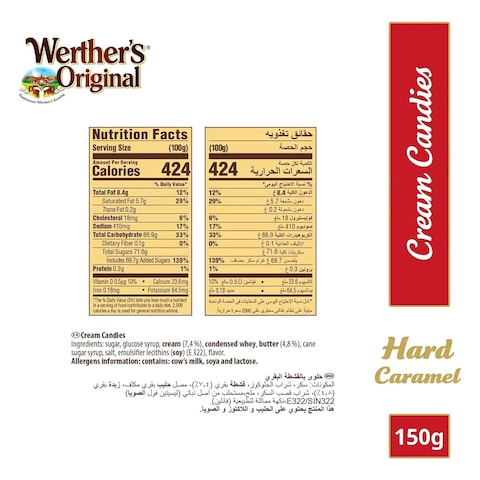 Storck Werther&#39;s Original Cream Candies 150g