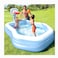 Intex Swim Center Shootin' Hoops Inflatable Family Pool, Blue