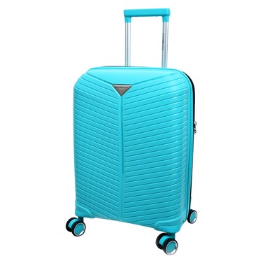 كوزمو جيت حقيبة سفر صلبة ذات 8 عجلات  60 سم - أزرق