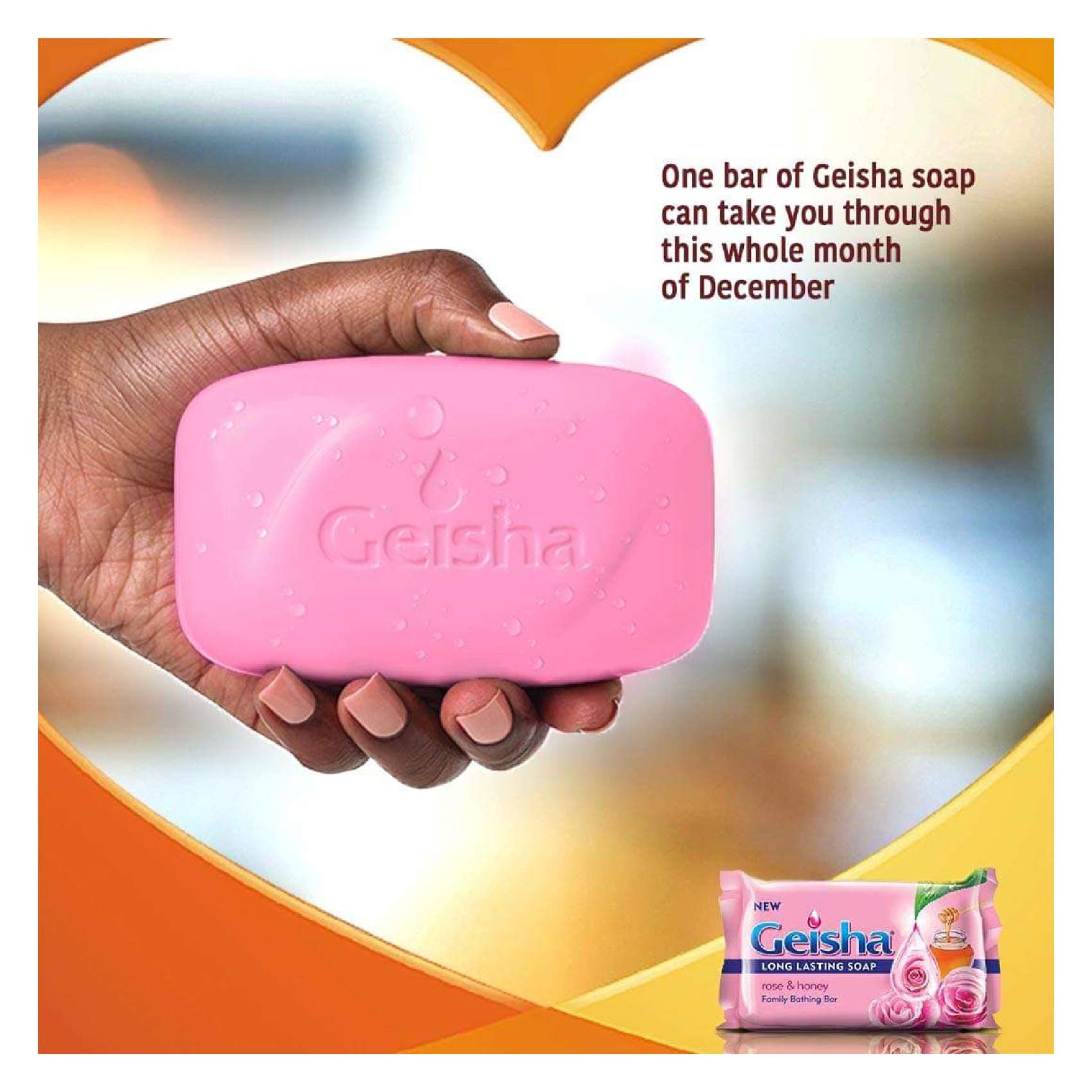 Geisha Rose & Honey Pink Family Bathing Soap Value Pack 200G X 3 Online ...