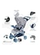 Moon Trek - One Fold Stroller -Chalk Grey
