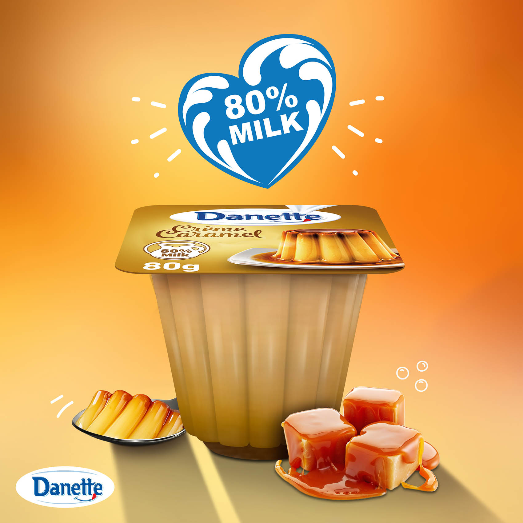 Danette Dessert Creme Caramel 80g