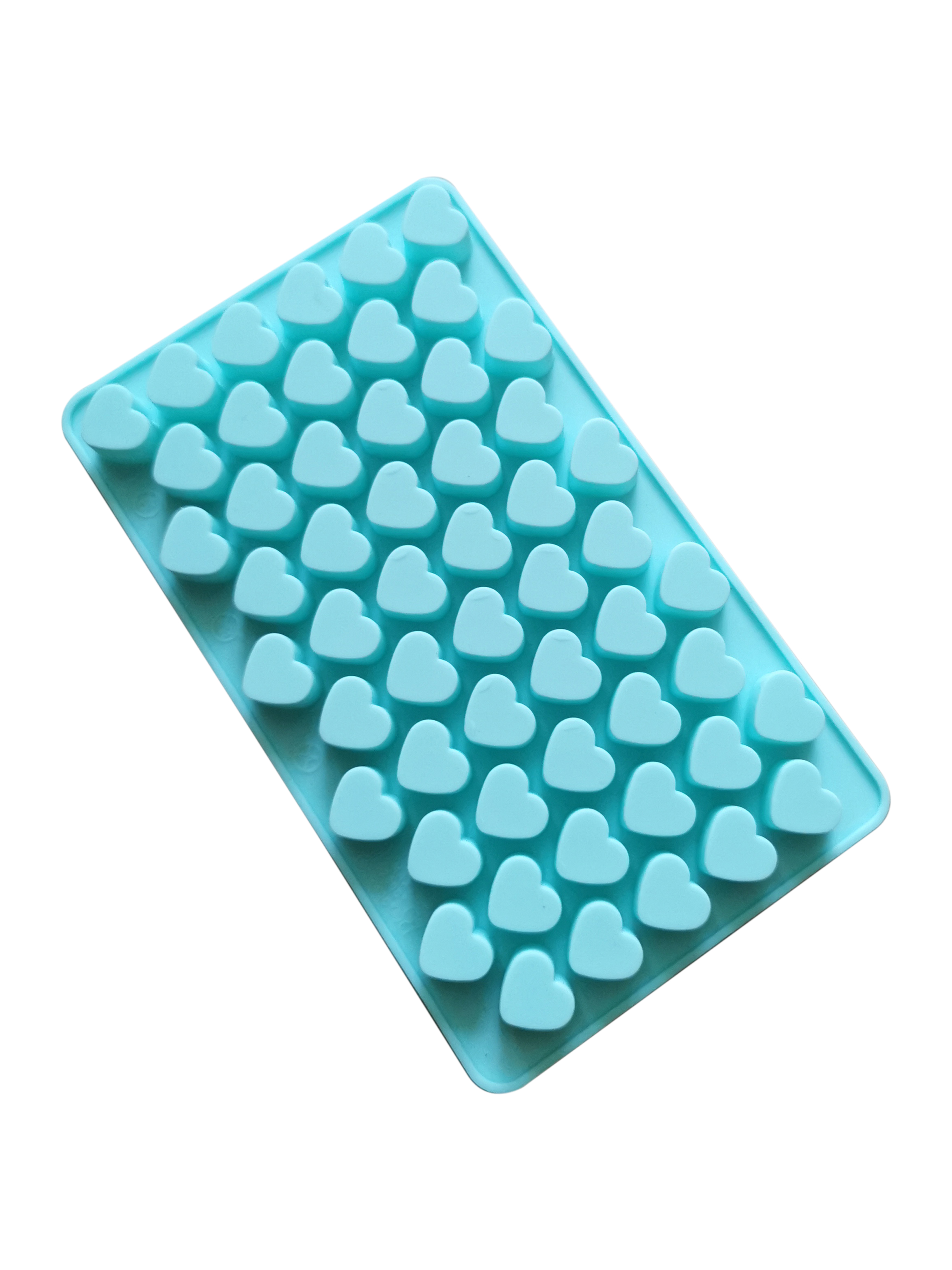 Small Heart Shape Silicone, Gummy Molds Silicone, Candy Molds, Mini Heart 55-Cavity Molds for Bakin, Non-stick Heart Silicone molds for Chocolate, Baking Supplies
