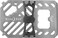 Niteize Financial Tool Multi Tool Wallet Financial Tool Multi Tool Wallet - Steel, Fmt2-11-R7
