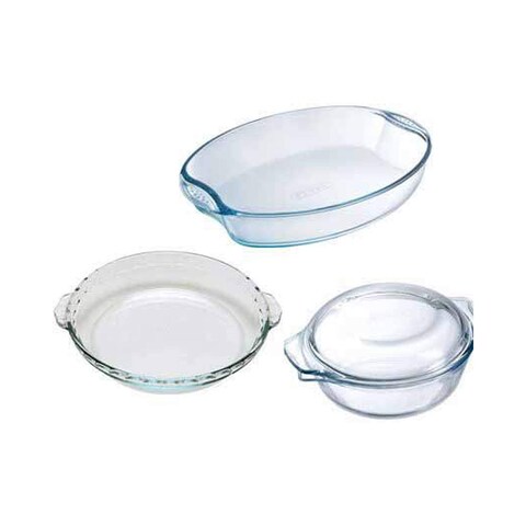 Pyrex Kitchen Set - 21 Cm - 4 Pieces - Clear