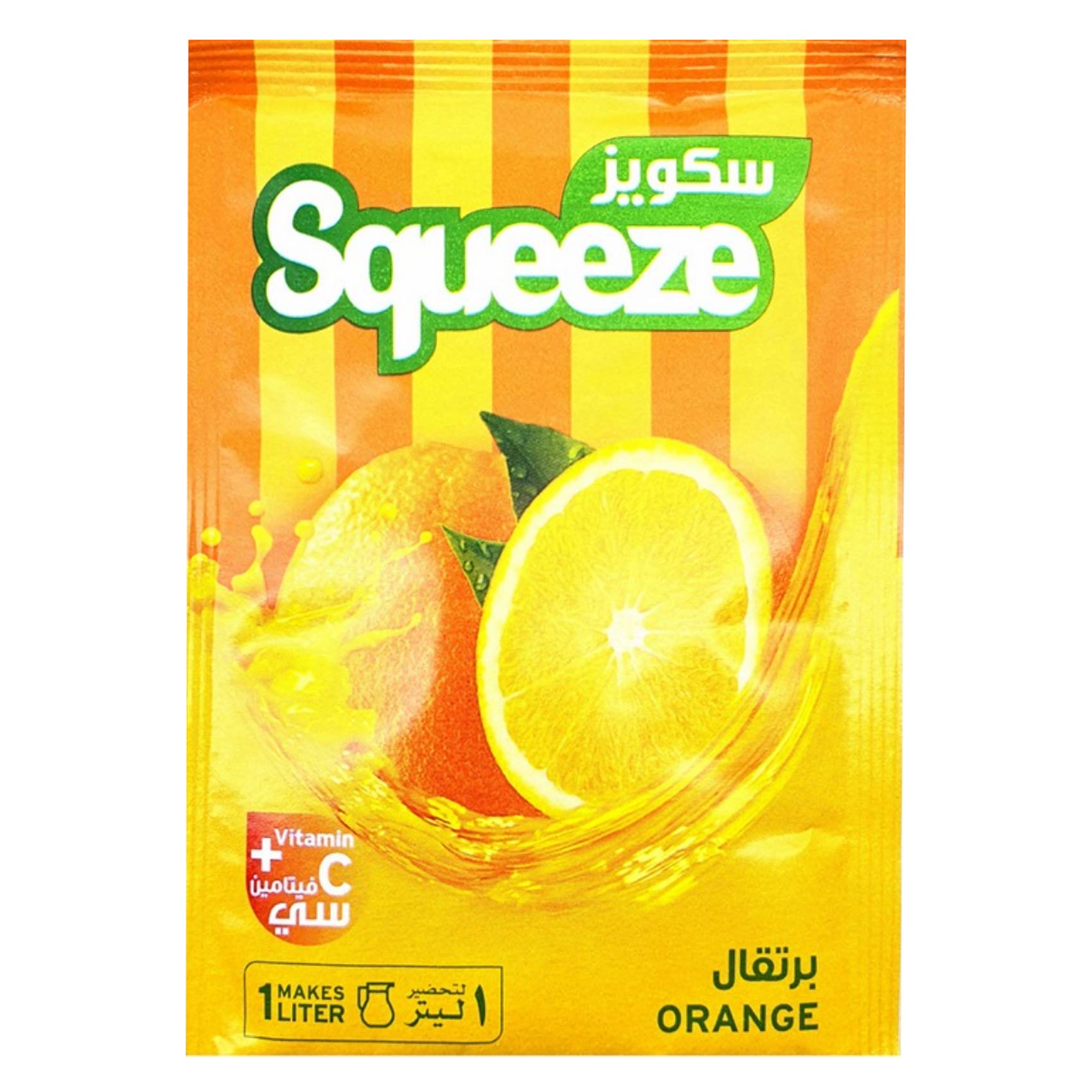 سكويز مسحوق شراب فوري بنكهة البرتقال 30 غرام