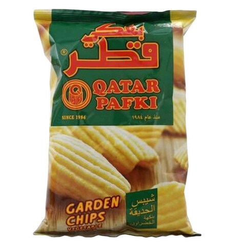 Qatar Pafki Chips Vegetable Garden 55g x Pack of 20