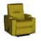 In House Velvet Rocking Cinematic Recliner Chair With Cups Holder - Gold - AB08