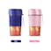 Generic-300mL Portable Juicer Electric Mixer Cup USB Rechargeable Mini Smoothie Blender Shakes Handheld Fruit Vegetable Machine Milkshake Juicer Cup for Outdoor Travel Office Home Baby Food Personal U