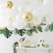 Ginger Ray Gold Chrome Balloons Arch Kit 55-Pieces- White/Gold