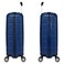 Eminent Hard Case Cabin Travel Bag Luggage Trolley Polypropylene Lightweight Suitcase 4 Quiet Double Spinner Wheels With Tsa Lock B0011 Dark Blue