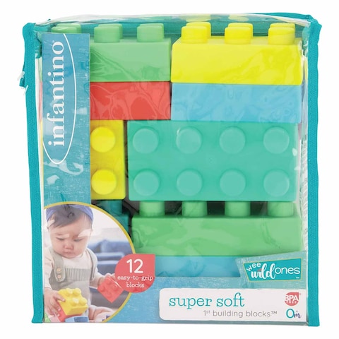 Infantino Super Soft Building Blocks 0+ Month