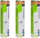 Osram Home Decorative High Qualtiy and Durable, 2 Pin DayLight Double Twin Tube CFL Bulb, 26 Watt Energy Saving Bulb, Daylight - (Pack of 3)