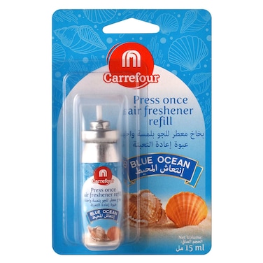 Carrefour Press Once Air Freshener Refill Blue Ocean 15ml