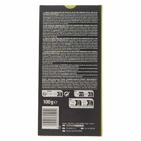 Carrefour Selection Pear Dark Chocolate Bar 100G