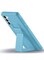 Samsung Galaxy S23 Plus Grip Case Magnetic Kickstand Cover with Foldable Hand Strap Blue
