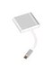 Generic Type-C To HDMI 3 In 1 Adapter (HDMI+USB3.0+Type-C) Silver