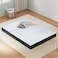 Comfy Portable White Knitted  180x90x7cm Medicated Folding Mattress with Black Border