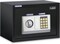 Rubik Digital Safe Box with Key and Password, A4 Document Size Safety Deposit Box For Home Office Shop RB25EA (25x35x25cm) (Black)