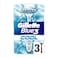 Gilette Blue Cool Disposable Razors 3 pieces