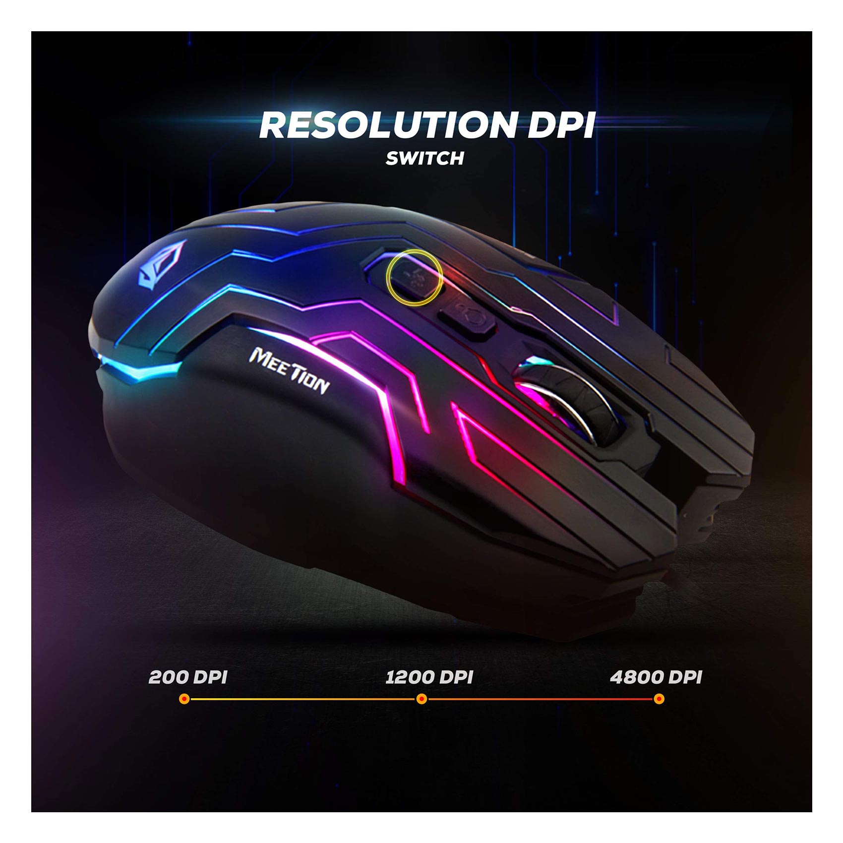 Meetion GM22 Dazzling Gaming Mouse