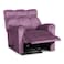 In House Velvet Rocking Recliner Chair - Light Purple - AB011