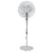Krypton 16&quot; Oscillating Stand Fan, 3 Speeds, Floor Standing, Height Adjustable, 16 Inch Tilting Head, Electric 60W, Floor Standing Fan, Cooling For Summer In Home/Office