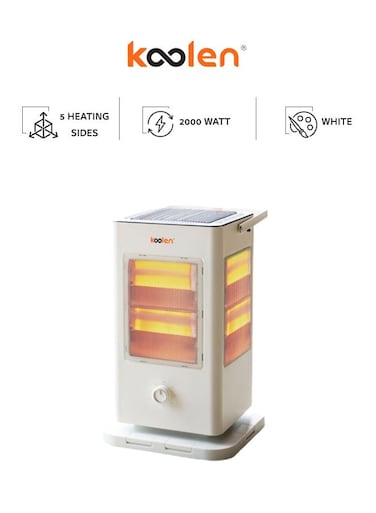 كولن دفاية كهربائية، 5 جوانب للتدفئة، 2000 واط، أبيض، 807102052