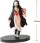 Demon Slayer Figure Nezuko Kamado Bedroom Desktop Decoration Nezuko Figure Toy Doll Gift for Anime Fans 6.7inch PVC Doll Toys (Kamado Nezuko)