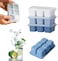 3Pcs Square Ice Cube Tray for Whiskey and Popsicle