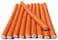 Generic 10 Pcs Hair Curlers Roll Stick Soft Sponge Hair Curling Roller Flex Silicone Magic Air Foam Roller Bendy Rod Hair Styling Tools (Orange)
