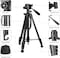 COOPIC T900 Professional Video Camera Tripod, Aluminum Alloy Travel Portable 2 in 1 Monopod Tripod with Rotatable Center Column Max Height 178CM with Maximum Load up to 5KG
